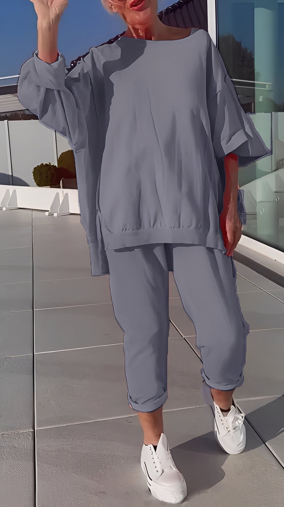 Eleanore - Komfortables Damen-Set mit lockerem Shirt und Hose