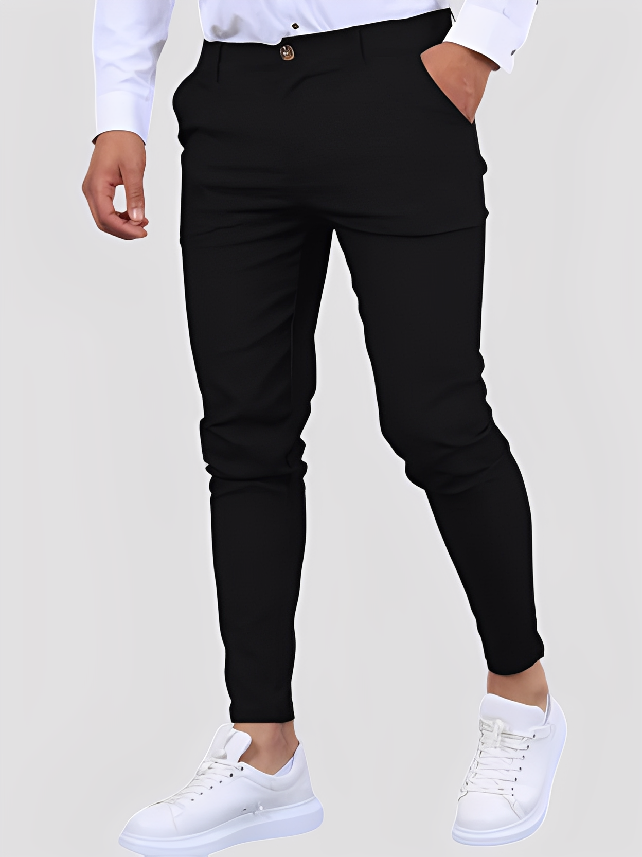 Shelton - Angenehme, dehnbare Herrenhose mit schlanker Passform