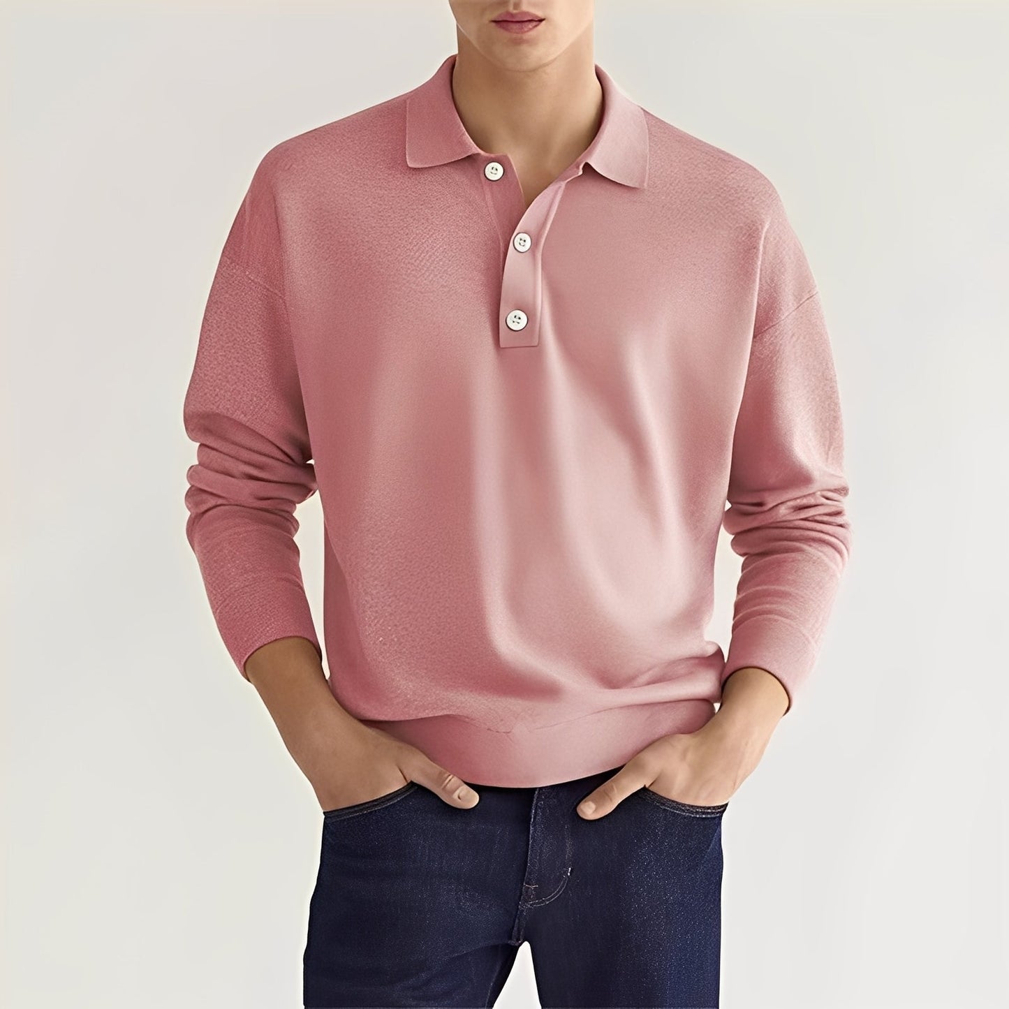 Zavier - Bequemes langes Herren-Poloshirt