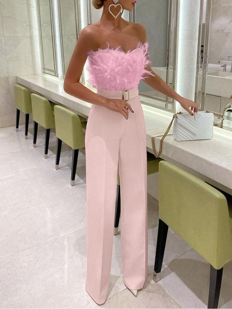 Frola - Der elegante Jumpsuit mit Bandeau-Top