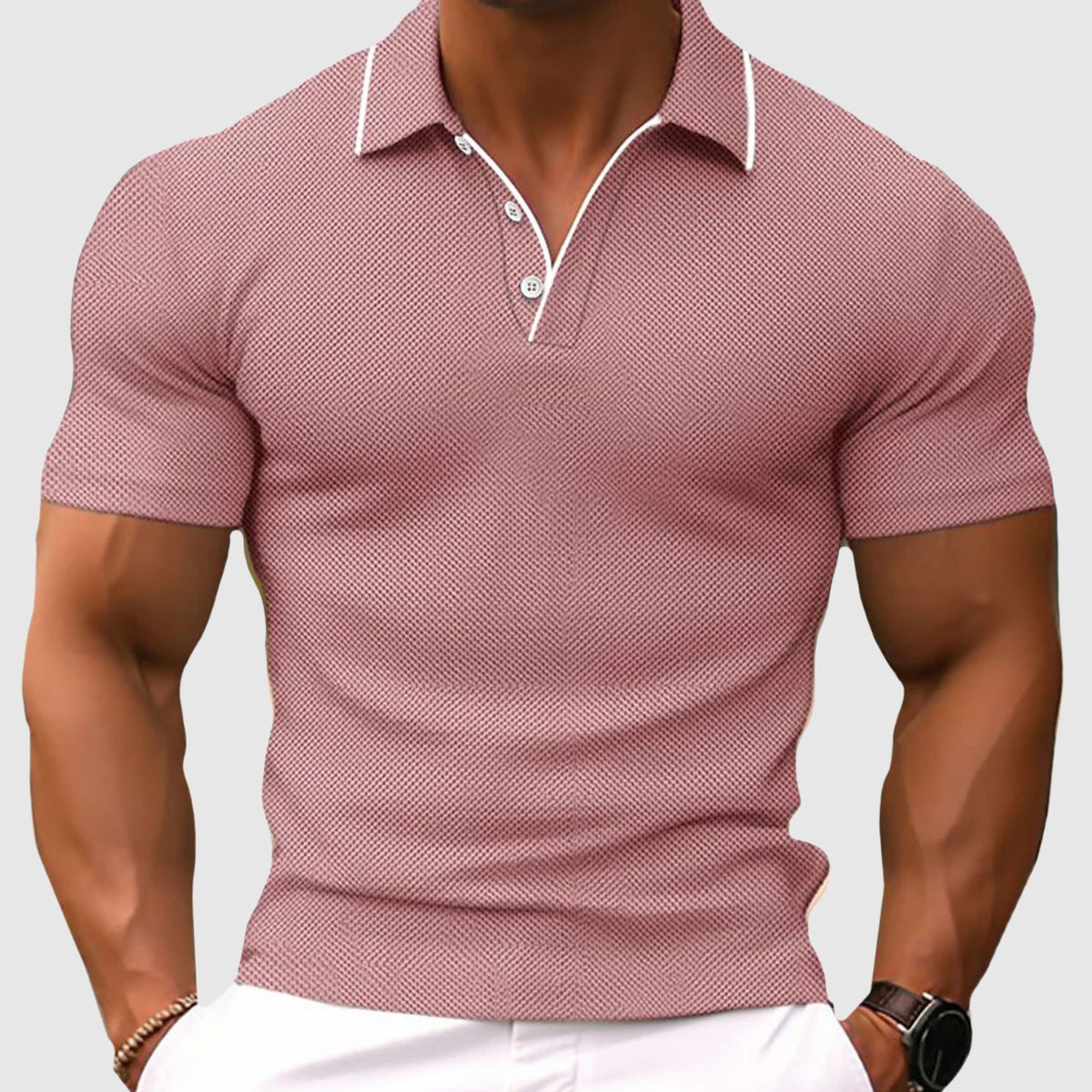 Jaren - Figurbetontes Herren-Poloshirt mit Taschen