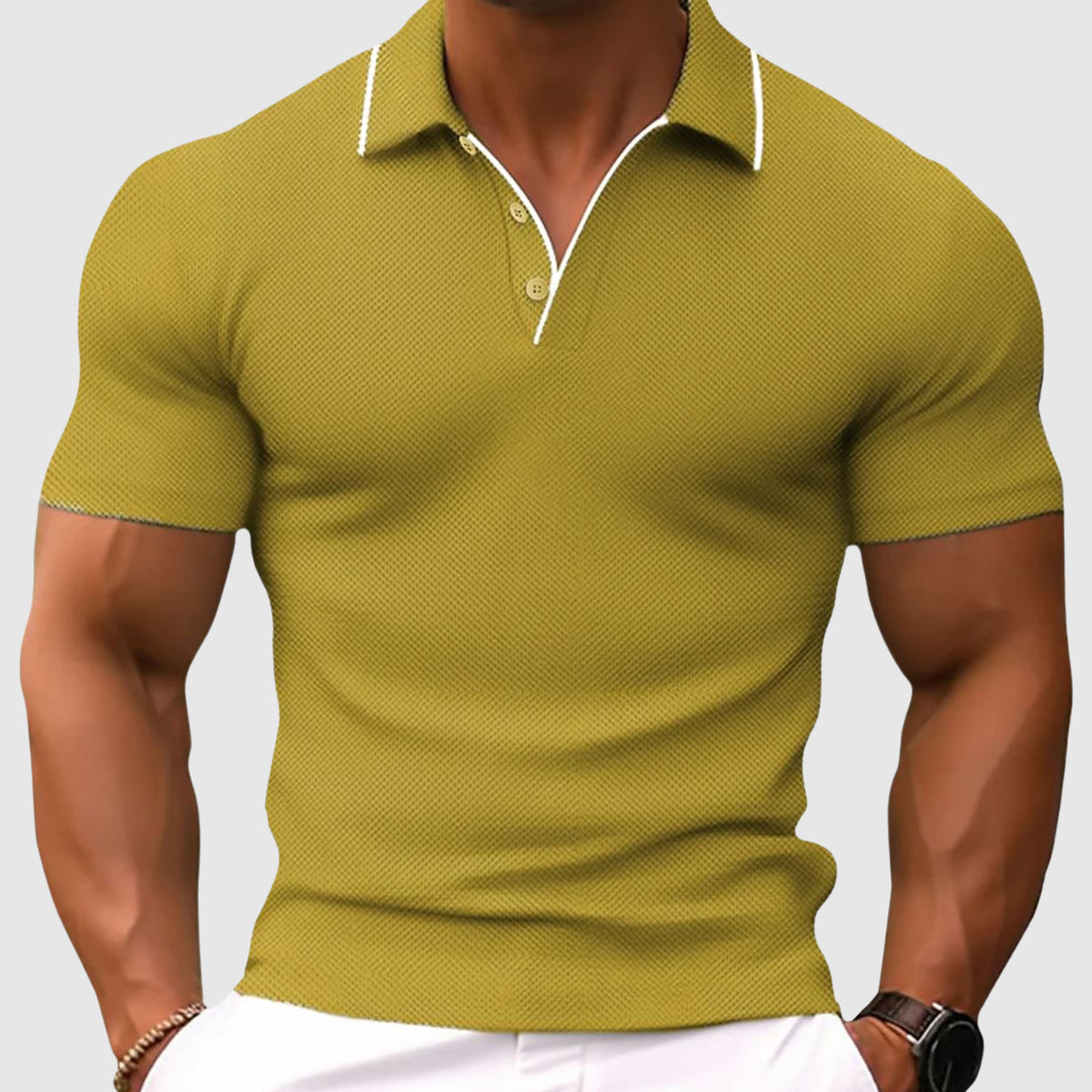 Jaren - Figurbetontes Herren-Poloshirt mit Taschen