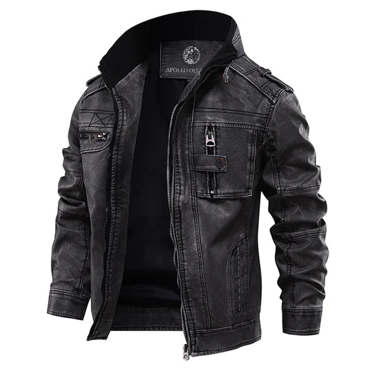 Franky - Traditionelle Lederjacke für Männer