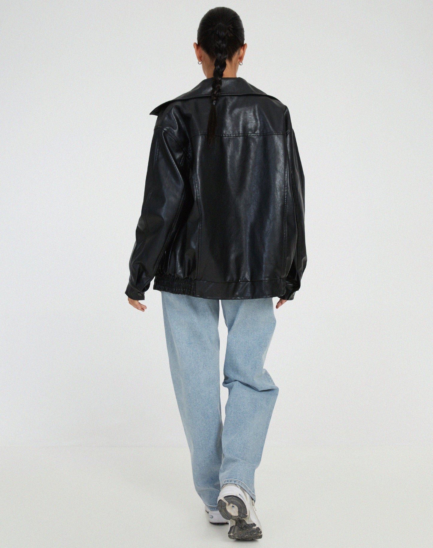 Anouk – Weite Damenlederjacke
