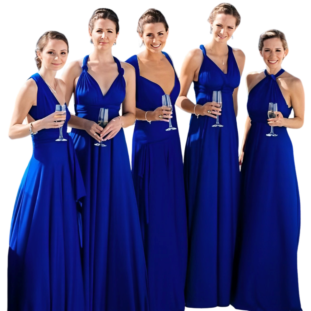Amira – Langes sexy Kleid mit V-Ausschnitt