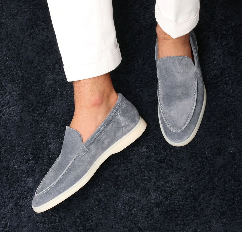 Lorenzo – Klassische Wildleder-Loafers für Herren