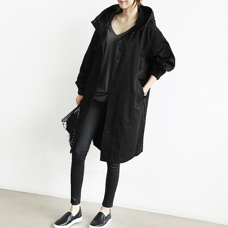 Maren – Damen Trenchcoat Leicht Wasserdicht
