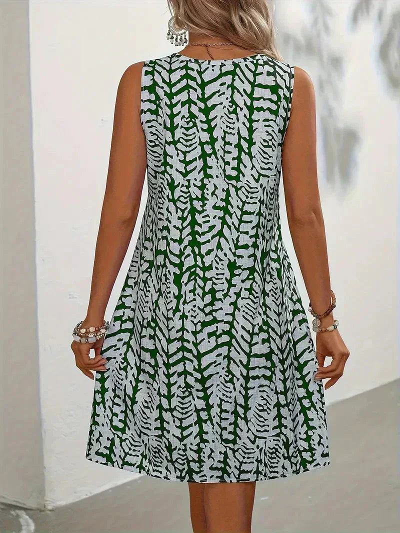 Tabea – Sommer-Minikleid mit Aufdruck