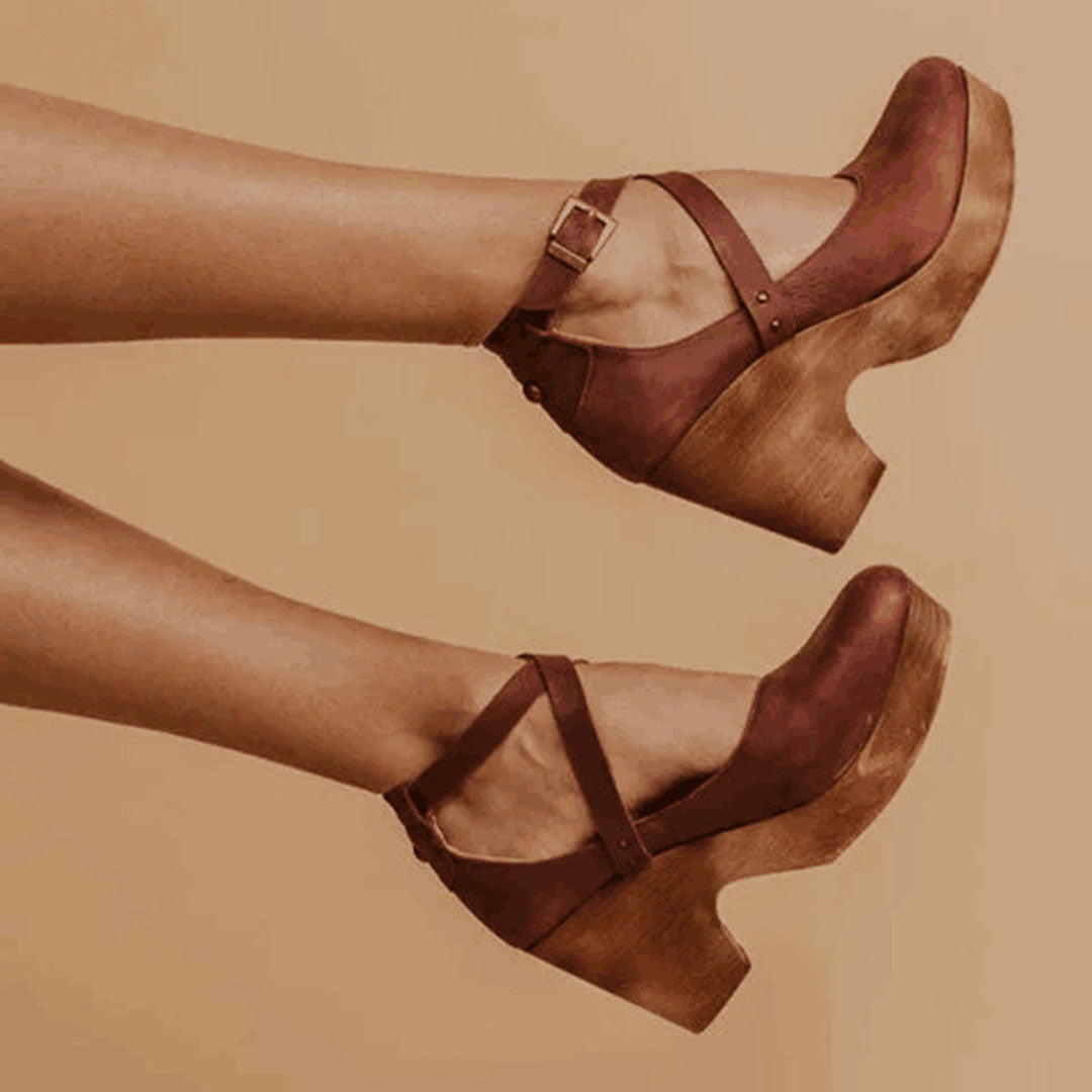 Isabelle – Mary Jane Schuhe mit Block-Absatz