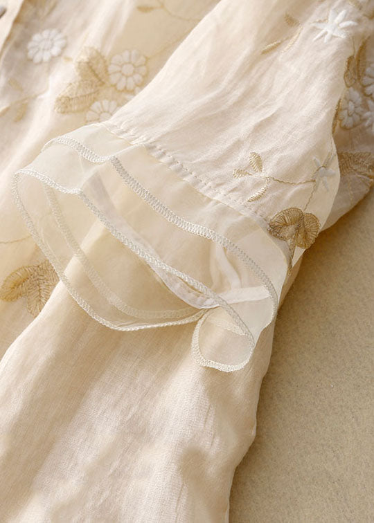 Elaine - Bestickte Vielseitige Bluse