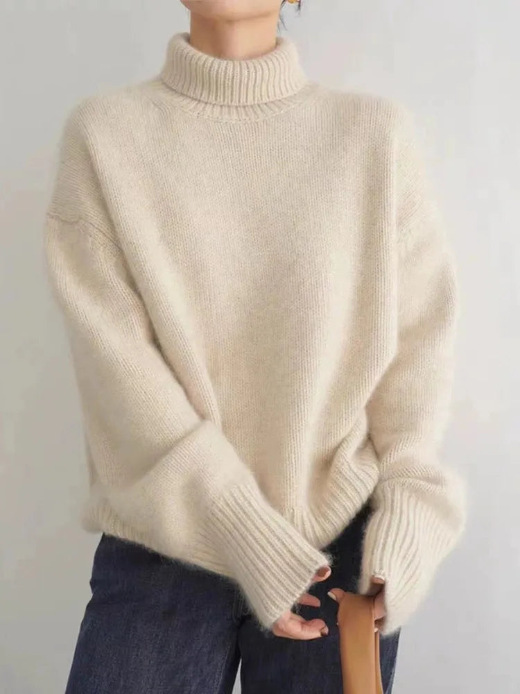 Melody - Edler Kaschmir Rollkragenpullover für Damen