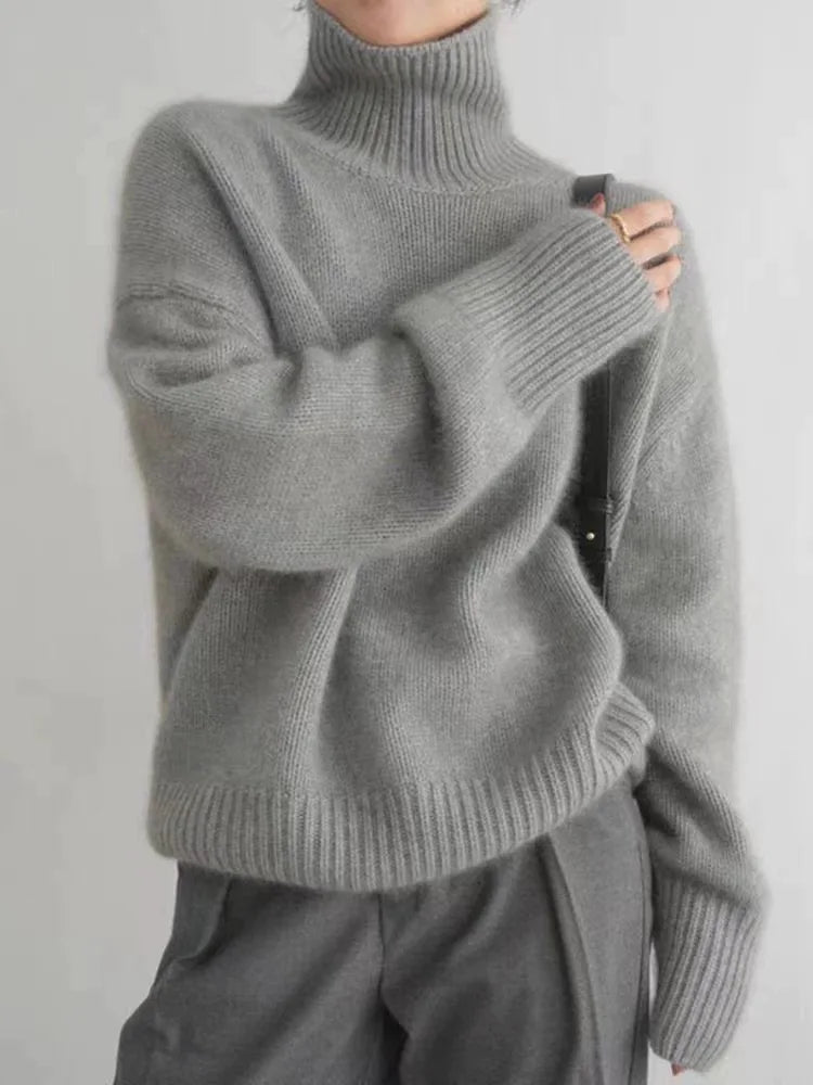 Melody - Edler Kaschmir Rollkragenpullover für Damen