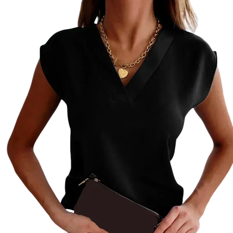 Junipe - Elegantes damen obertiel mit V-Hals