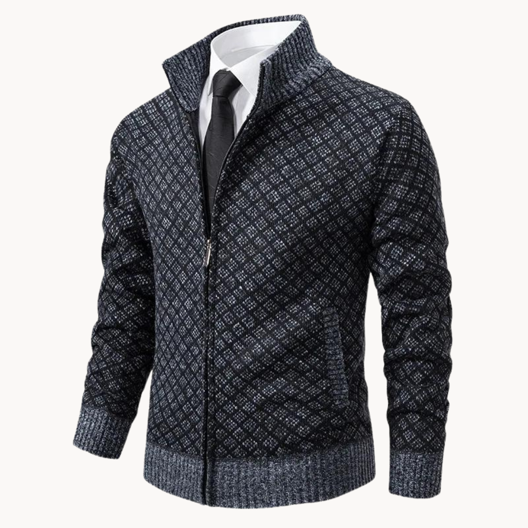 Julien – Turtleneck Jacquard Knit