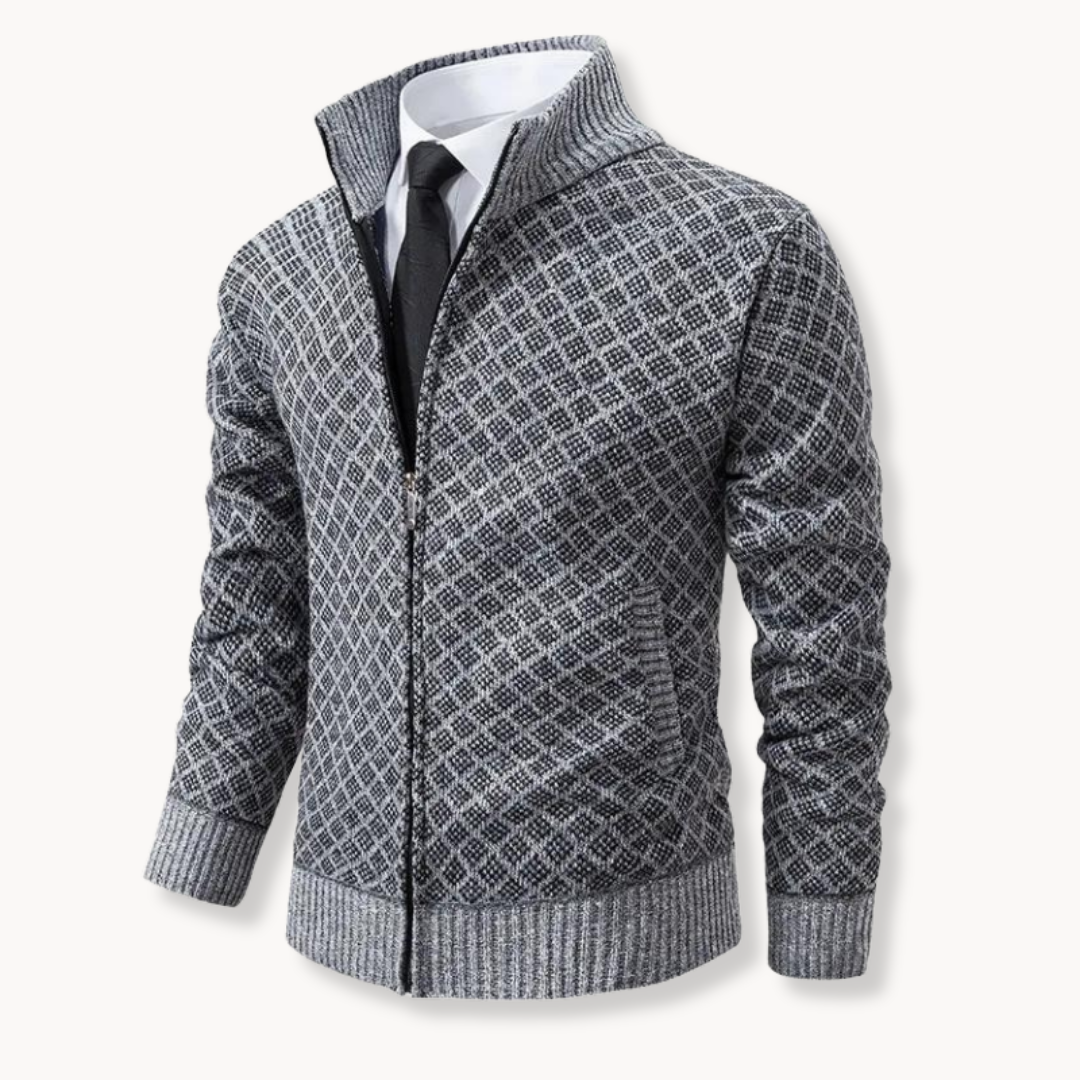 Julien – Turtleneck Jacquard Knit