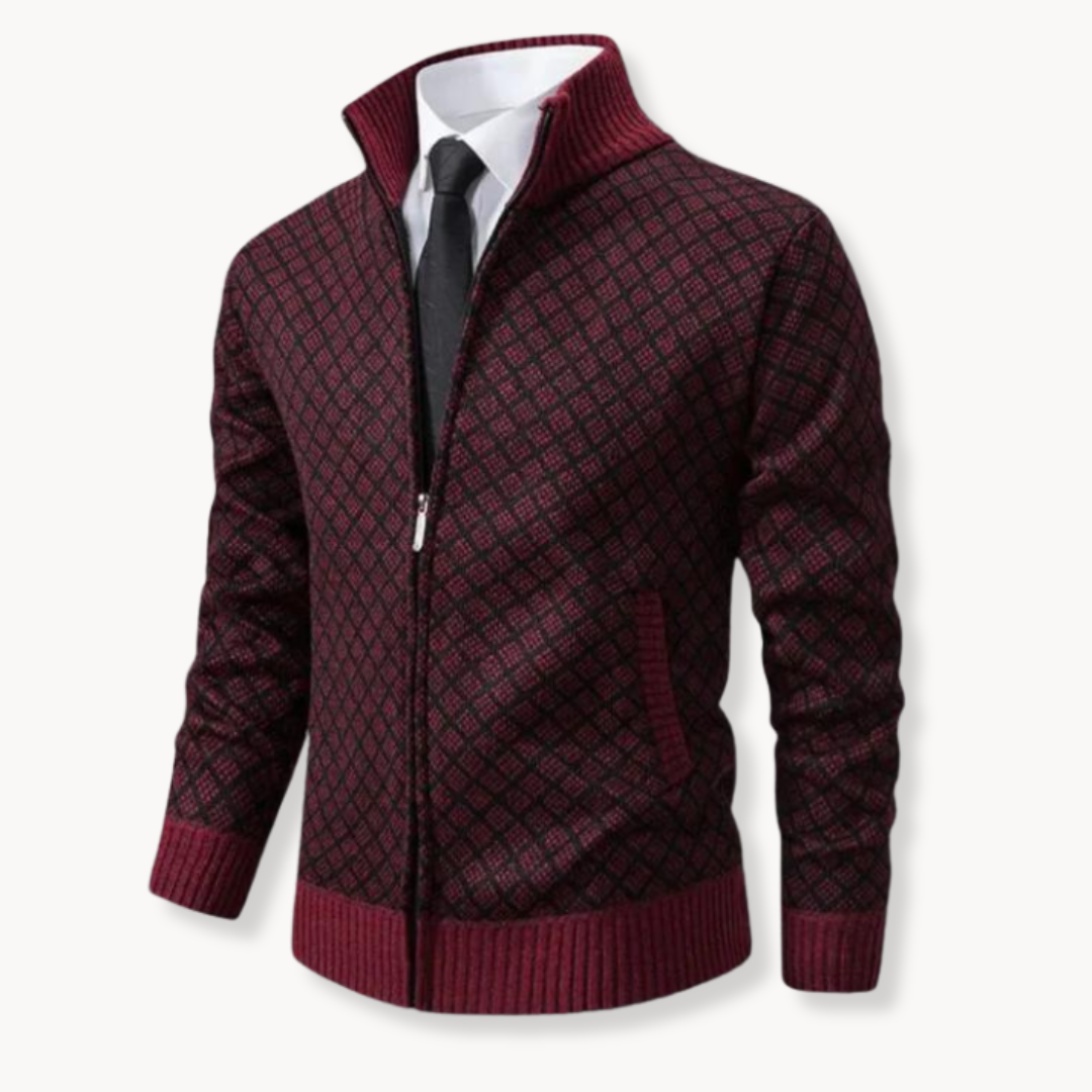 Julien – Turtleneck Jacquard Knit