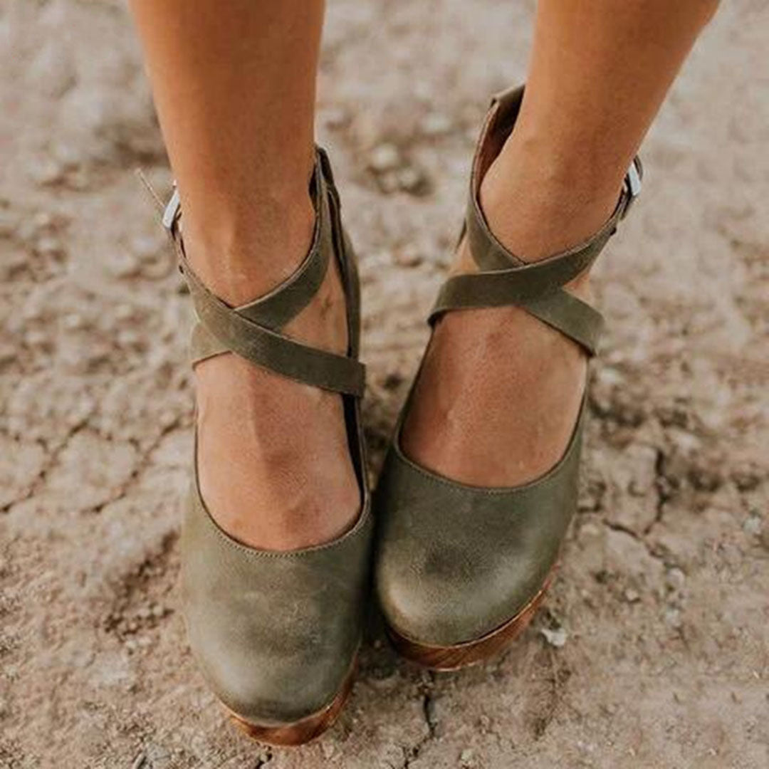 Isabelle – Mary Jane Schuhe mit Block-Absatz