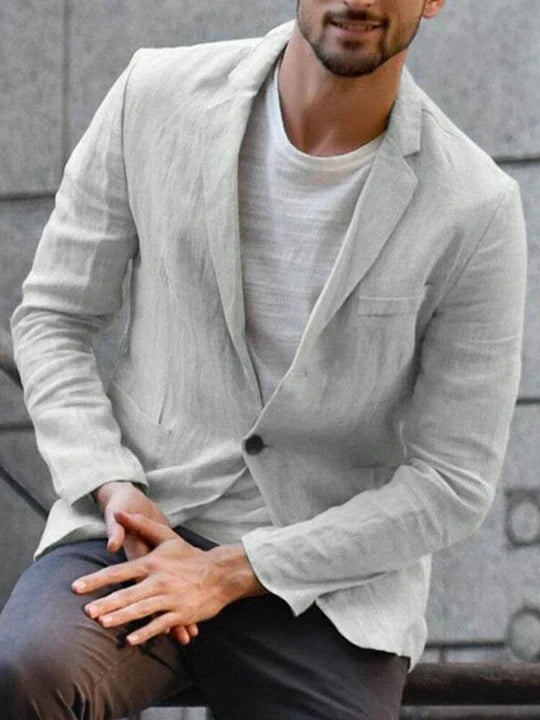 Mario – Moderner Blazer aus Leinen