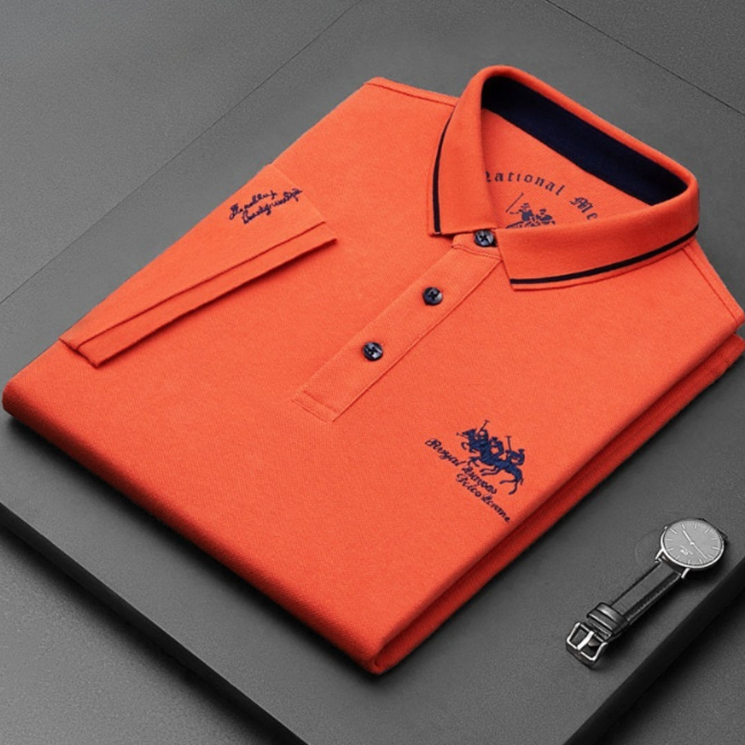 Taro – Bequemes Herren-Poloshirt mit Knöpfen