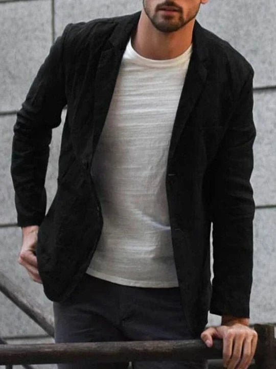 Mario – Moderner Blazer aus Leinen