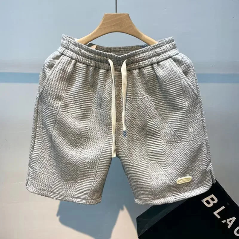 Carl – Herrenshorts im Fischgrätmuster
