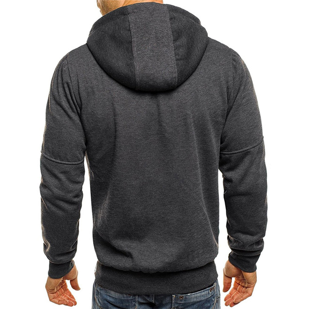 Bilbo - Vielseitiger Männerpullover mit Kapuze und Reißverschluss
