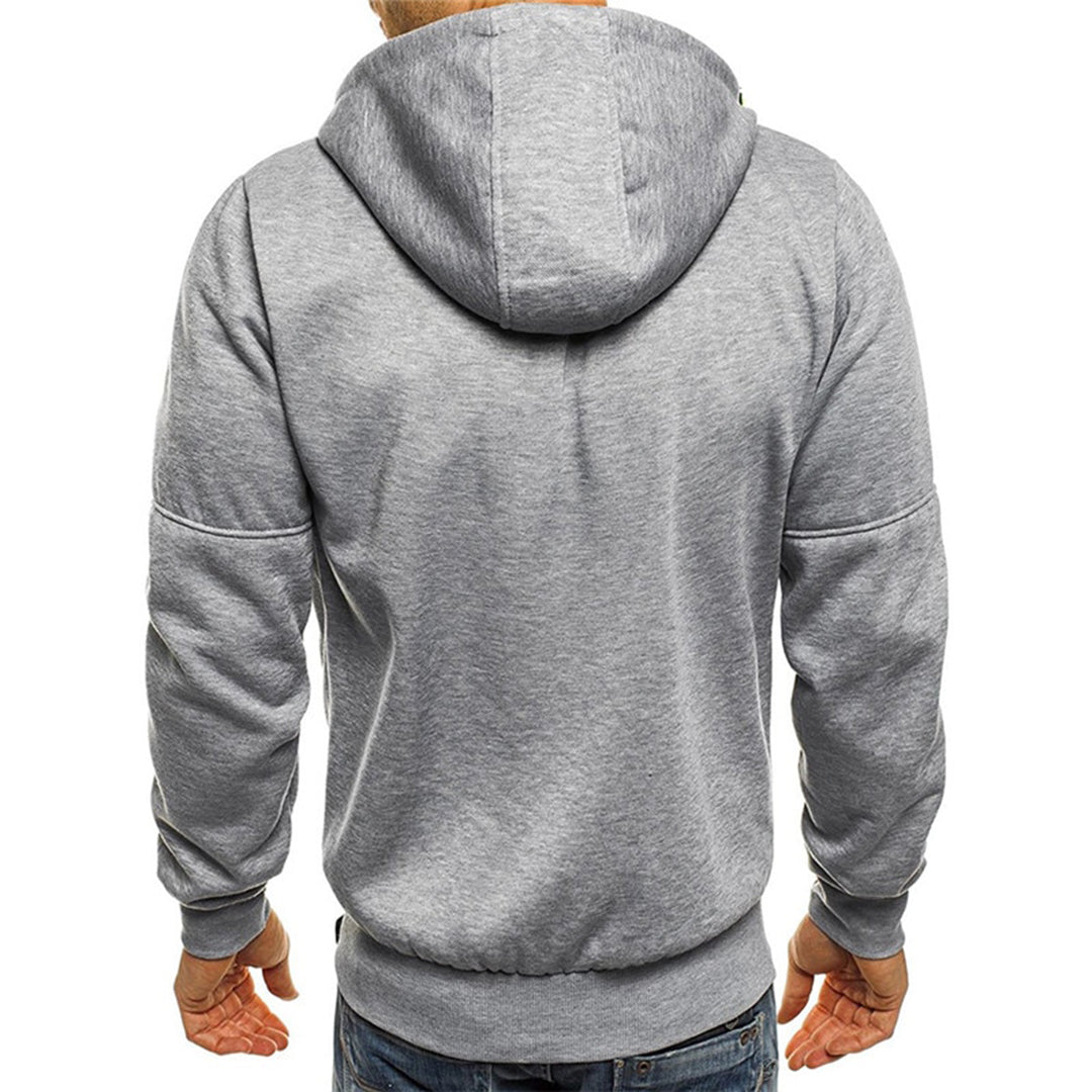 Bilbo - Vielseitiger Männerpullover mit Kapuze und Reißverschluss