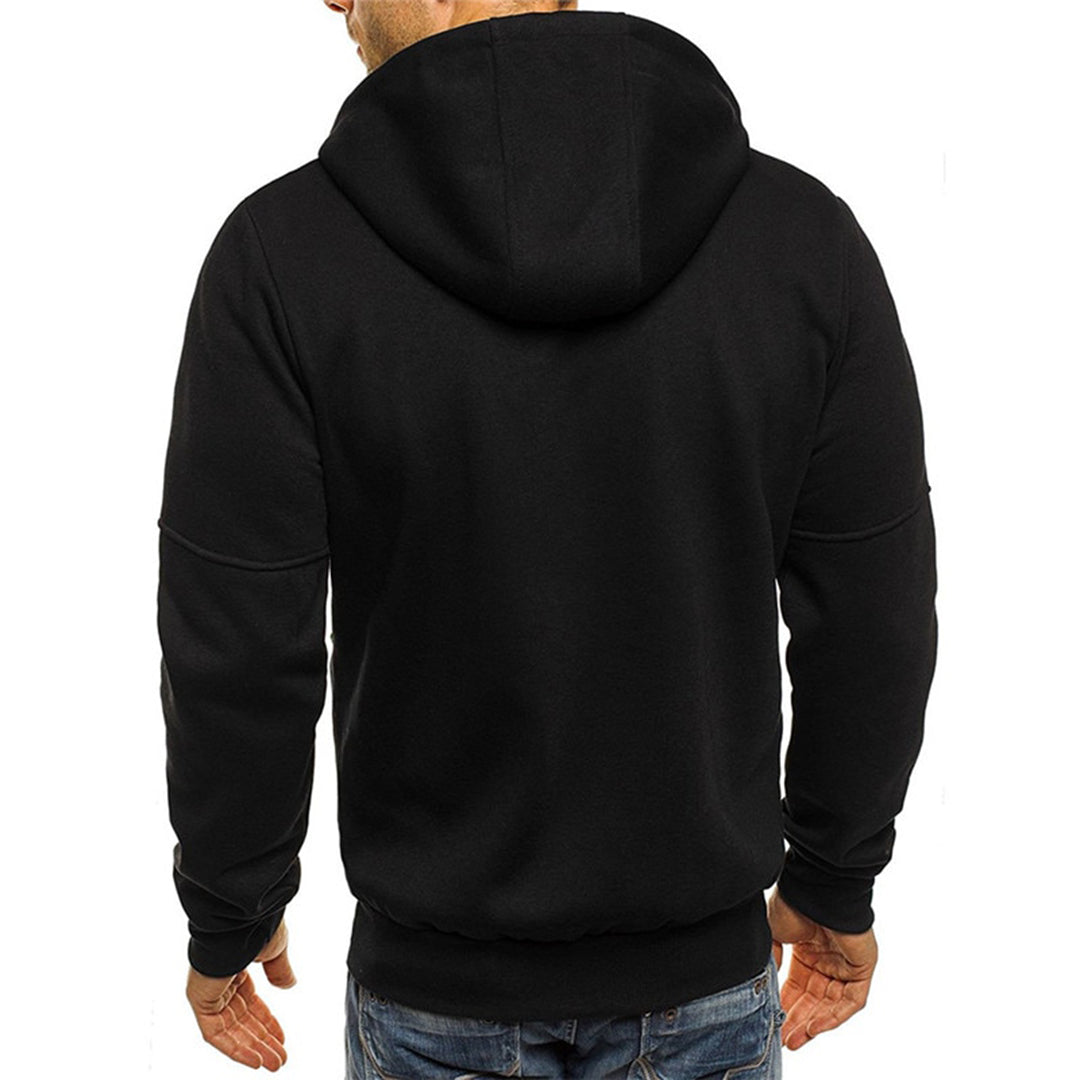 Bilbo - Vielseitiger Männerpullover mit Kapuze und Reißverschluss