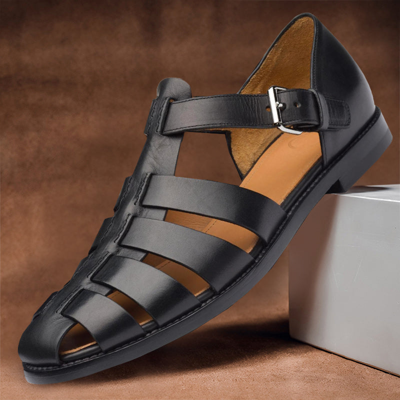 Sofronio - Klassische Ledersandalen