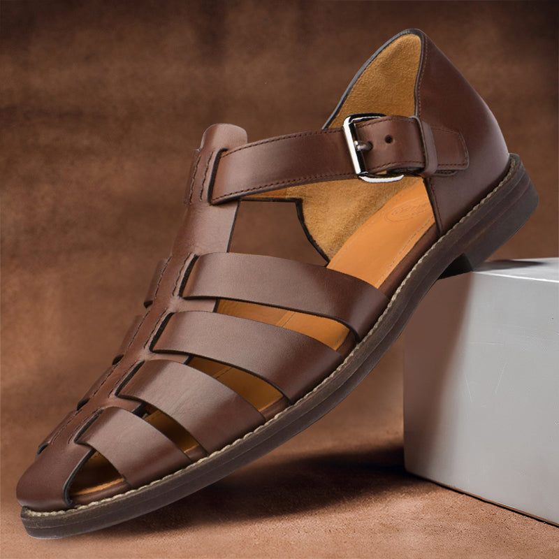 Sofronio - Klassische Ledersandalen