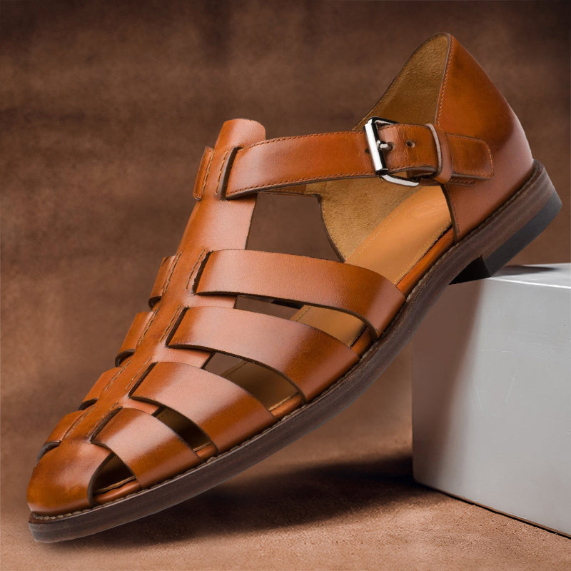 Sofronio - Klassische Ledersandalen
