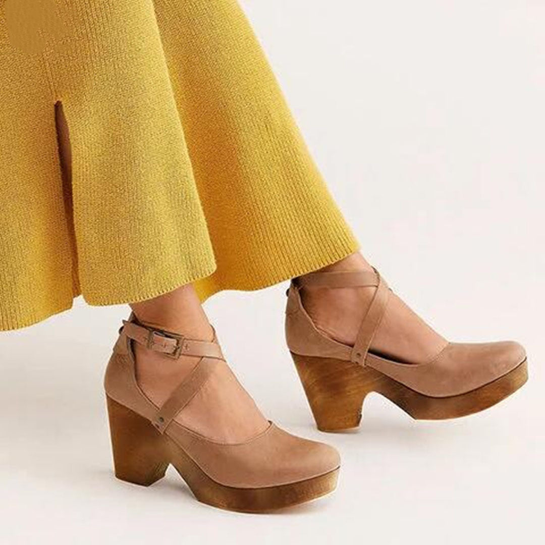 Isabelle – Mary Jane Schuhe mit Block-Absatz