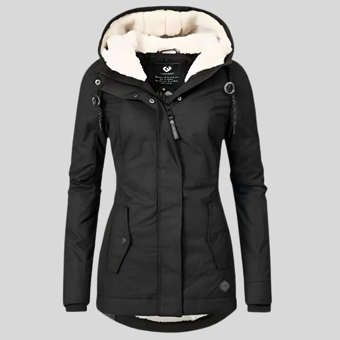 Dixie - Warme Damen-Regenjacke mit Kapuze