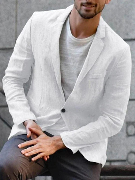 Mario – Moderner Blazer aus Leinen