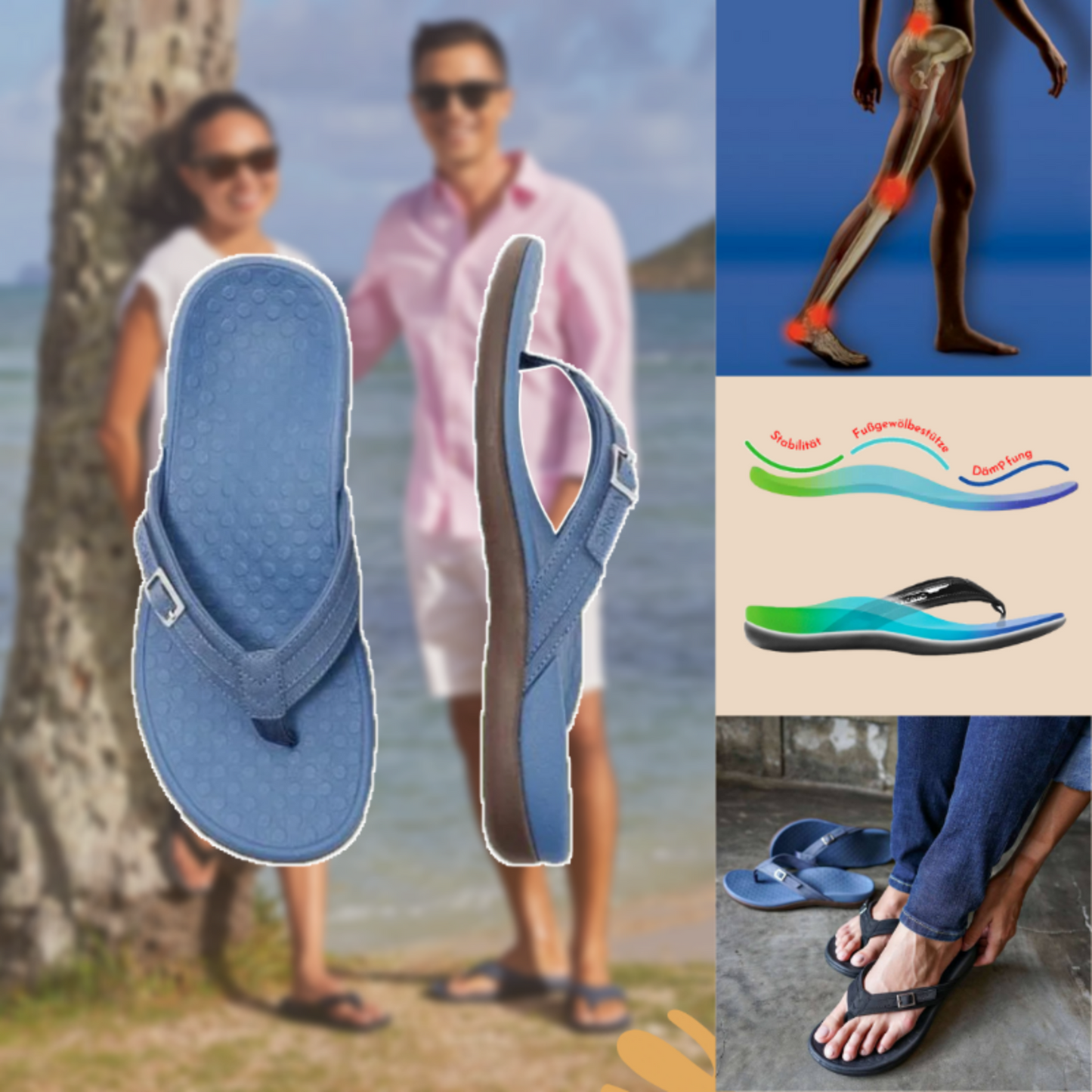 Daisy – Orthopädische Sandalen Damen
