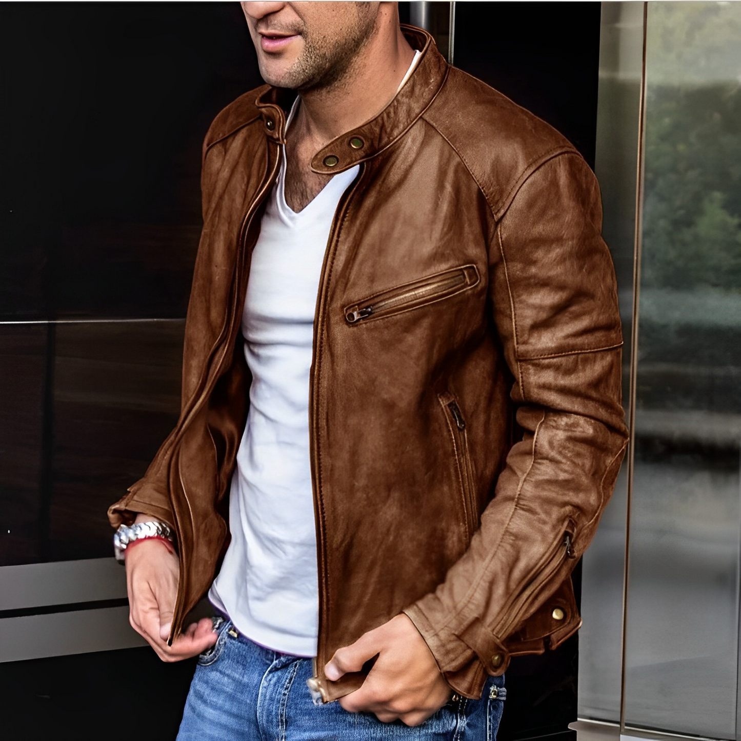 Enrico – Schicke Lederjacke
