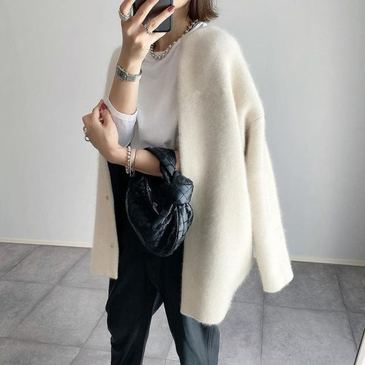 Poppy - Schicke lange Strickjacke