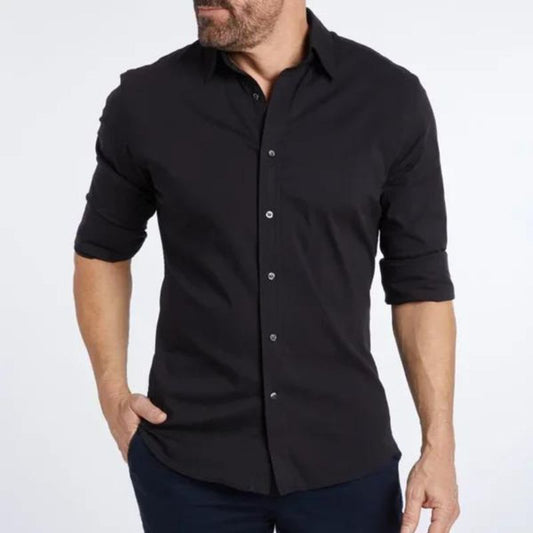 Dustin - Knitterfreies Hemd mit Zip-Verschluss