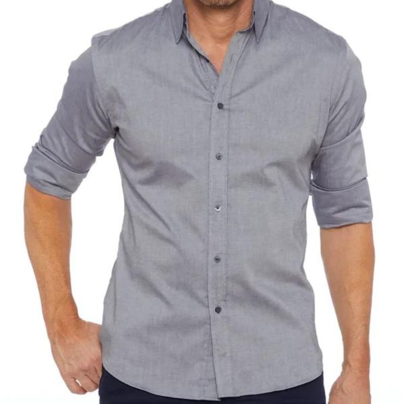 Dustin - Knitterfreies Hemd mit Zip-Verschluss