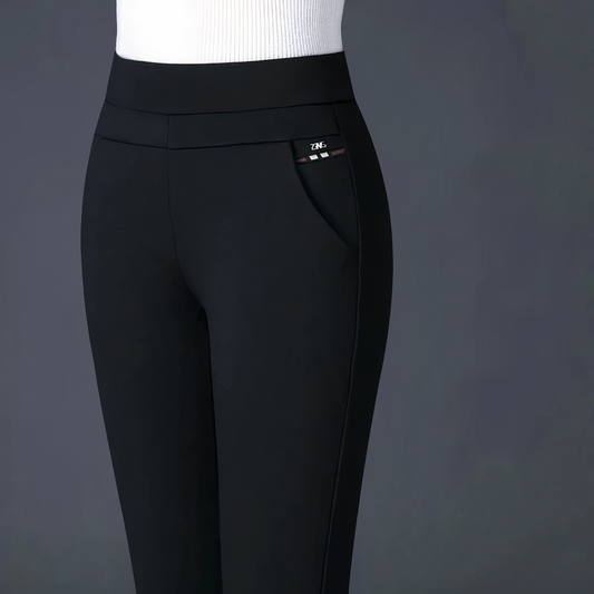 Wenda - Damenhose mit hoher Taille und dehnbarem Bund