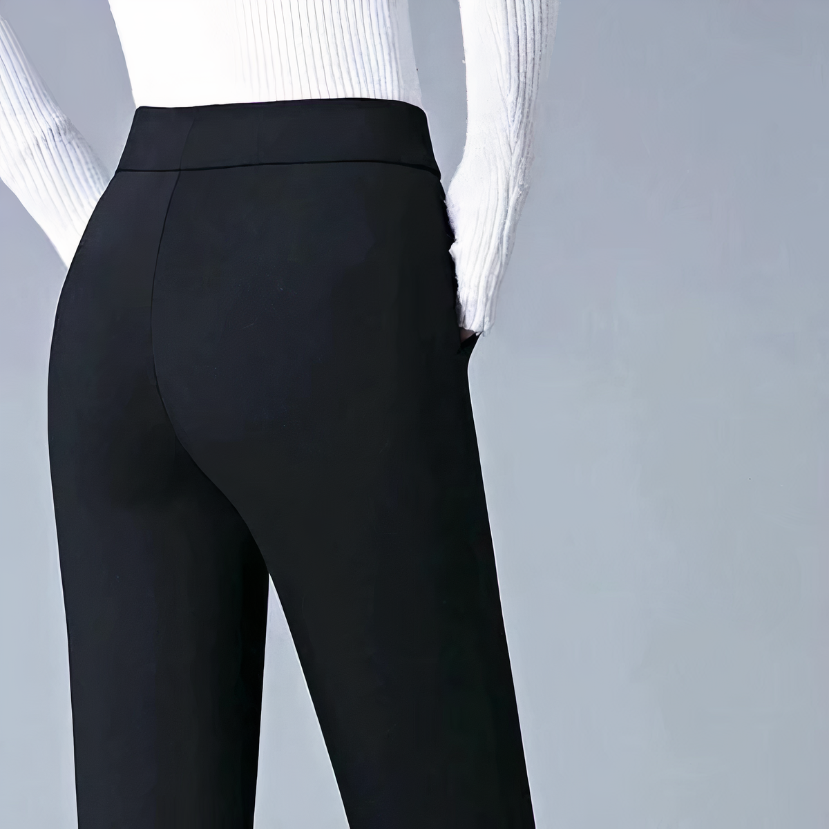 Wenda - Damenhose mit hoher Taille und dehnbarem Bund
