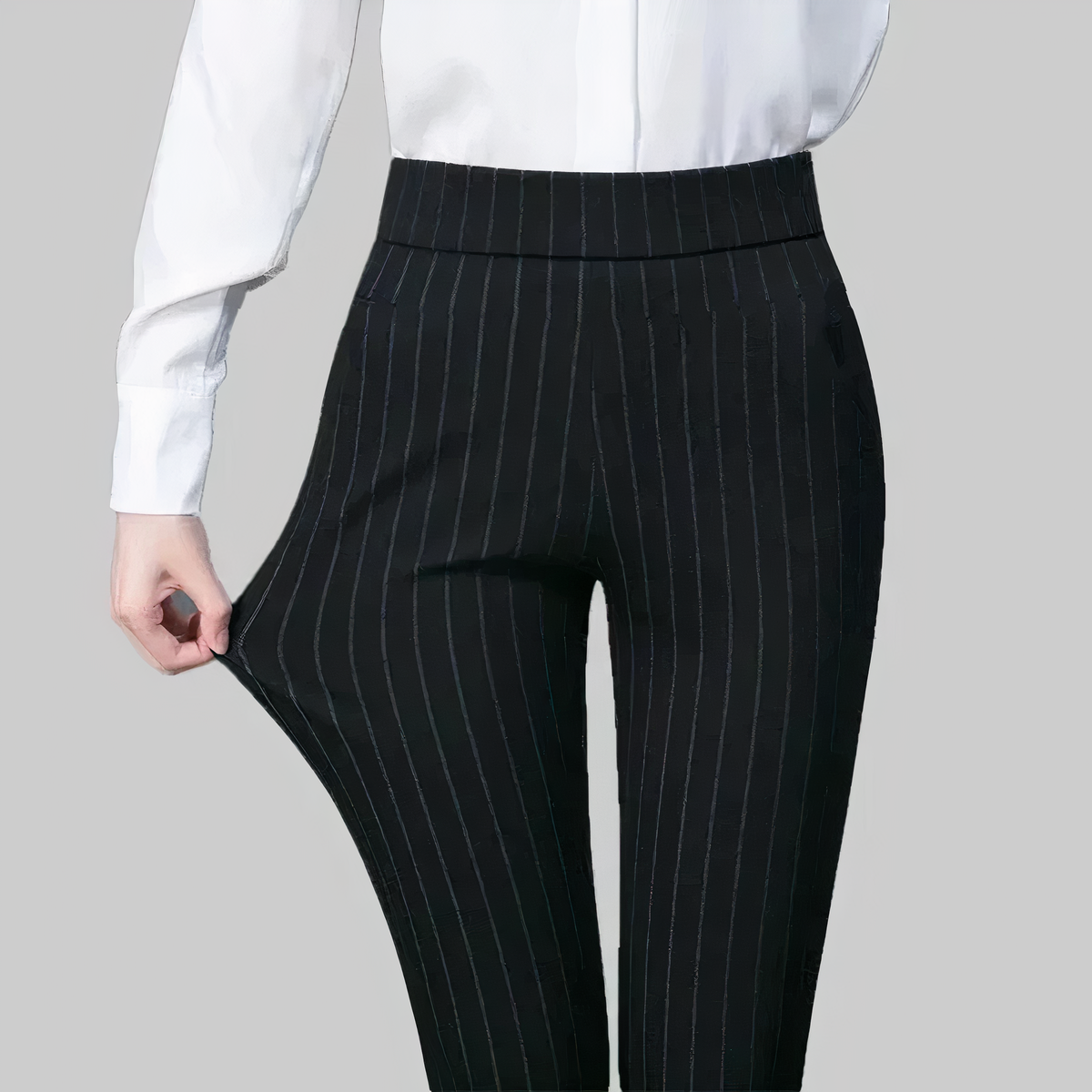 Wenda - Damenhose mit hoher Taille und dehnbarem Bund