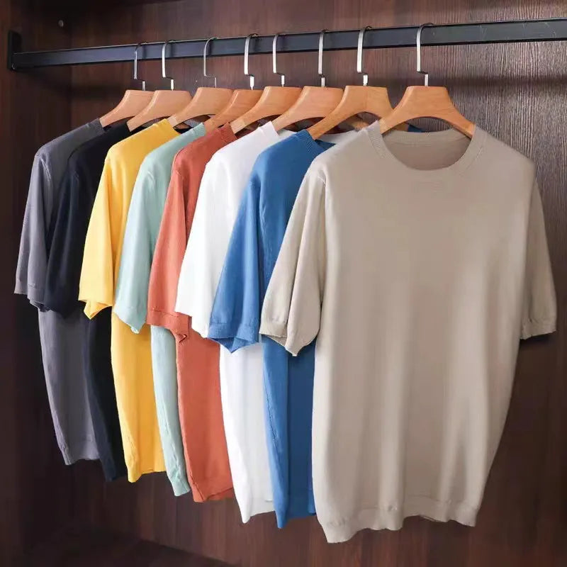 Rick - T-Shirt in Weichem Kaschmir für Komfort den Ganzen Tag