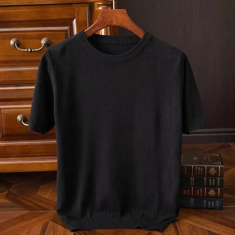 Rick - T-Shirt in Weichem Kaschmir für Komfort den Ganzen Tag