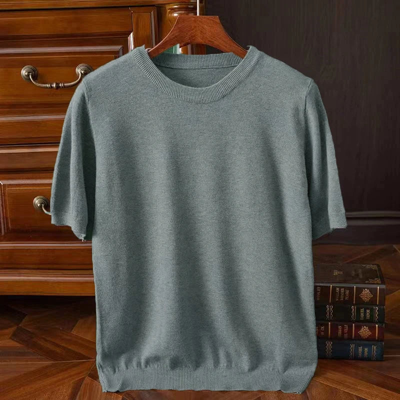 Rick - T-Shirt in Weichem Kaschmir für Komfort den Ganzen Tag