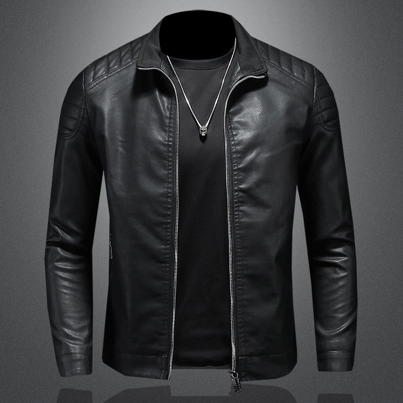 Evan – Klassische Lederjacke für Herren