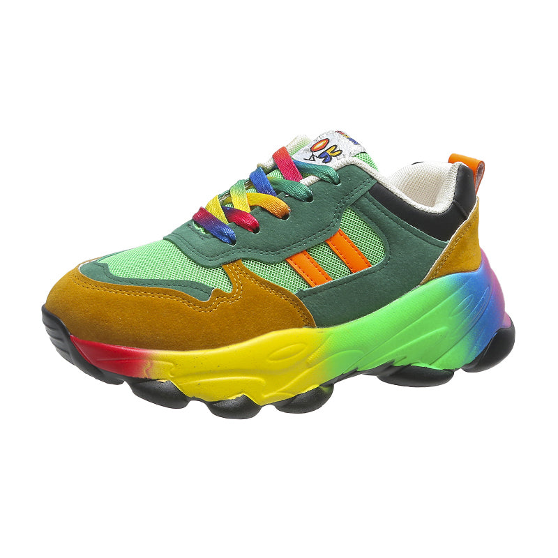 Jolie - Farbenfrohe Damen-Sneaker mit dicker Sohle
