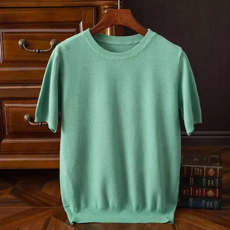 Rick - T-Shirt in Weichem Kaschmir für Komfort den Ganzen Tag