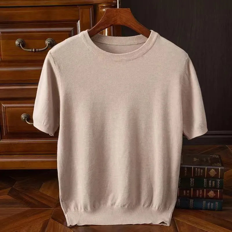 Rick - T-Shirt in Weichem Kaschmir für Komfort den Ganzen Tag