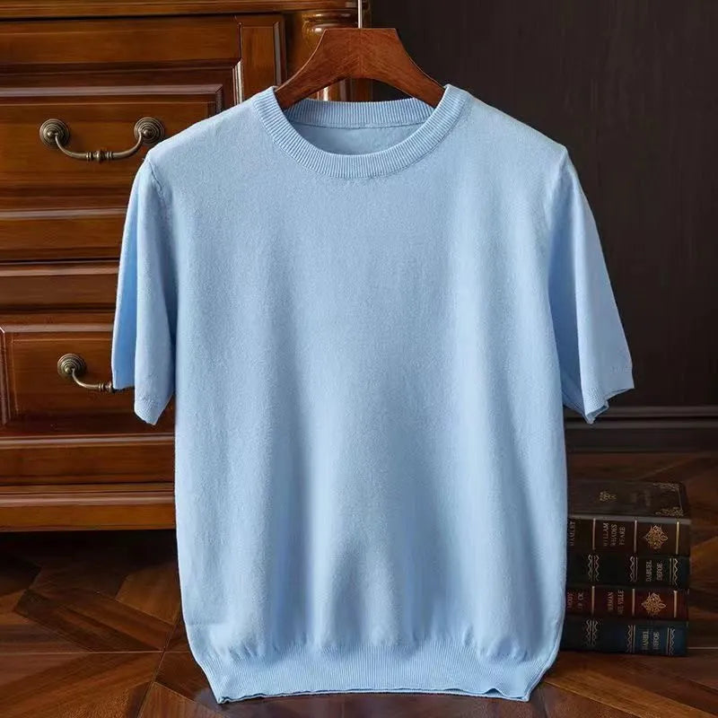 Rick - T-Shirt in Weichem Kaschmir für Komfort den Ganzen Tag